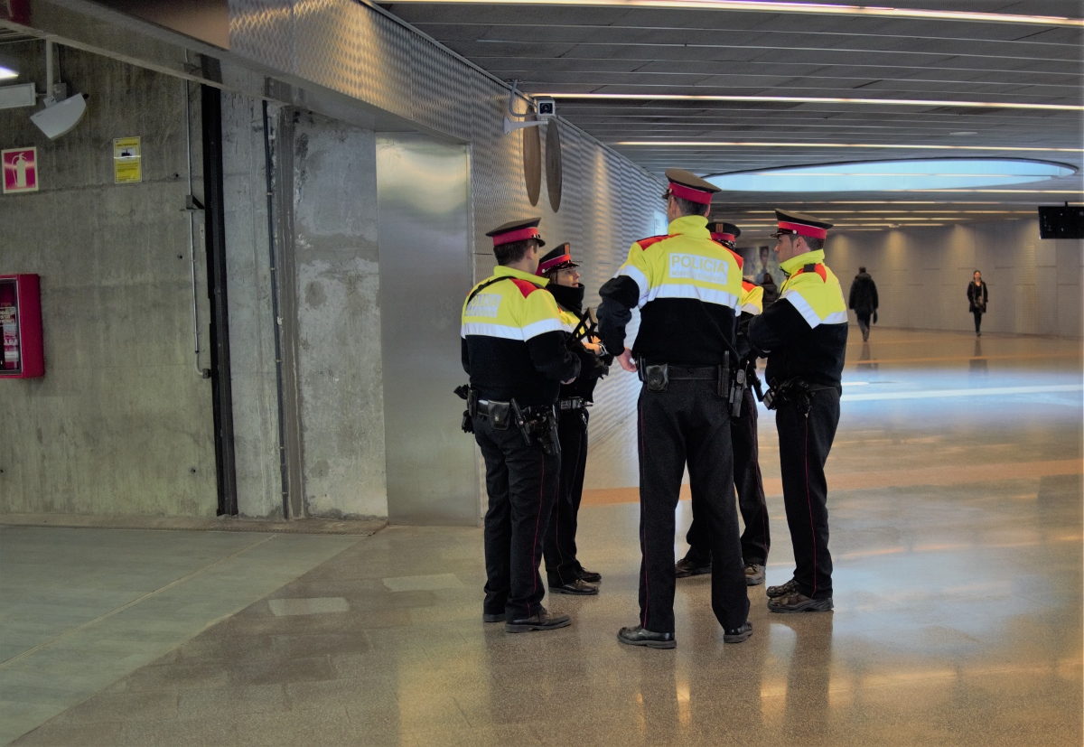 Police search Barcelona